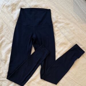 Lululemon athletica Align high rise legging in “true navy”. 28 inches size 0